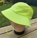 S/M Unisex THE NORTH FACE Neon Run Lightweight BUCKET HAT Adult Neck Cord Buck5