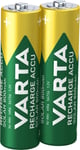 VARTA Batteries AA rechargeable pack of 2 Recharge Accu Solar Akku 800 mAh Ni-MH