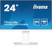 iiyama Moniteur XUB2497HSN-W2-23.8", IPS, 1920 x 1080/100Hz, 1H1DP1C, Has, RJ45