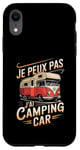 Coque pour iPhone XR Je Peux Pas J’ai Camping Car Homme Humour Retraite Vintage