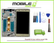 Vitre Tactile + Ecran LCD + chassis pour HUAWEI Y6-2 Y6-II (CAM-L23) Gold outils