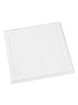 De Witte Lietaer 171127 Contessa Luxe Tapis de Bain Rectangulaire Coton Blanc 60 x 60 cm