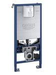 Grohe Rapid SLX, Asennuskehys, 1.13 m asennuskorkeus integroidulla pistokkeella ja suihku-WC liitännällä