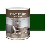 Peinture laque pour bois et fer XLP - Vert sapin - Velours - 0,5L