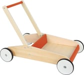 small foot Chariot de Marche Cuivre Robuste en Bois, Surface de Charge, dès 12 Mois, 12610