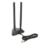 WIFI-antenni magneettisella jalustalla 2,4 GHz 5,8 GHz Dual Band Omnidirectional 6dBi antennin signaalinparannusantenni