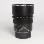 Leica Used APO Summicron-M 90mm f/2 ASPH Lens Black Anodised