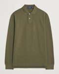 Polo Ralph Lauren Custom Slim Fit Long Sleeve Polo Service Green