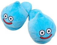OFFICIAL DRAGON QUEST BLUE SLIME PLUSH SLIPPERS BUILDERS HEROES XI - NEW SEALED