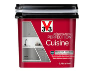 V33 Peinture de rénovation cuisine, Rénovation perfection® Inox Métallisé 750ml