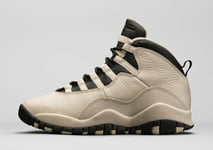 Air Jordan 10 Retro PREM GG UK 4 EUR 36.5 Pearl White Black 832645 207