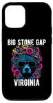 Coque pour iPhone 12/12 Pro Big Stone Gap Virginia USA Ours avec fleurs