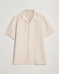 KnowledgeCotton Apparel Short Sleeve Linen Resort Shirt Light Feather