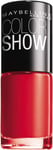 Maybelline New York Color Show Nail Polish, Quick Drying, 349 Power Red – [Pack