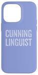 Coque pour iPhone 14 Pro Max Costume d'Halloween rusé de dernière minute pour linguiste