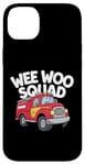 iPhone 14 Plus Funny Firefighter Art For Men Women Kids Fire Truck Fireman Case