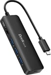 Dockteck Hub USB C 5 en 1 Dock USB C Adaptateur HDMI 4K 60 Hz 100W PD 3 USB 3.0 pour MacBook Pro/Air M1, iPad Pro, iPad Air5/Mini 6 und Surface Pro