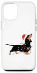 Coque pour iPhone 12/12 Pro Ho Ho Ho Teckel