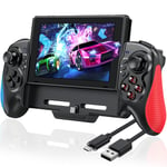 Pour Nintendo Switch Gamepad Controller Built-In 6-Axis Gyro Design Poignée De Poche Double Motor Vibration Pour Switch Joy Game Pad