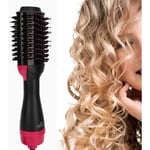 Brosse Soufflante 4-en-1,Peigne agrave  Air Chaud Multifonction Rotative, 1000W Hair Dryer Brush,Brosse Coiffante en Ceacute ramique