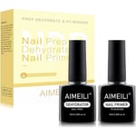 2 x 10 ml Dehydrator Nail Prep och Primer Nails Gel Nails