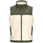 Blouson K-Way  Gilet Le Vrai 30 Jile Orsetto Beige Cyprs Vert Arctique