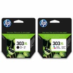 Original HP 303XL Black & Colour Ink Cartridge For HP Envy Photo 7830 Printer.