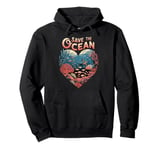 Sea Turtles Save The Ocean Protect The Ocean Pullover Hoodie