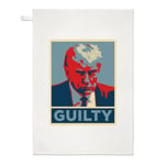 Donald Trump Mug Shot Poster Red Blue Guilty Tea Towel Dish Cloth Funny Jail