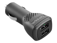 Tomtom High-Speed Dual Charger - Bilstrømadapter - 2.4 A - 2 Utgangskontakter (Usb) - For Go 620, 6200  Go Professional 520, 620, 62Xx  Rider 410, 42, 420, 450, 500, 550  Via 53