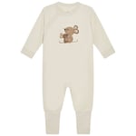 Hust&Claire Moodi Mönstrad Bodysuit French Oak | Brun | 68 cm