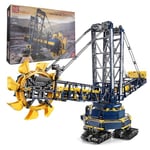 Mould King 17006 Bucket Wheel Excavator Building Kit, Télécommande & APP Maquette à Construire de Construction pour 12+ Ans (4588 Pièces)