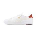 PUMA Mixte Serve Pro Lite Basket, White-Marshmallow Team Gold-Chili Oil, 42 EU