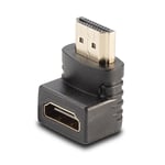 LINDY 90° Adapter - Down - høyre vinkeladapter for HDMI