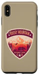 Coque pour iPhone XS Max Rocky Mountain National Park Colorado Design vieilli