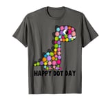 Dot Day Dino Happy Dot Day 2024 Kids Boys Girls Dot Day T-Shirt