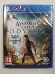 ASSASSIN S CREED ODYSSEY PS4 EURO NEW (EN/FR/DE/ES/IT/PT)