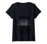 Womens Funny Virtual Reality Lover VR Headset Gaming Gamer Gift V-Neck T-Shirt