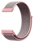 Tiera kardborreband Loop med Quick release bandstift Pink Sand 22 mm