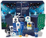 Calendrier de l'Avent  NIVEA MEN Noël incluant 24 Jours de Surprises Beauté