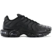 Nike air max plus TN Leather - Triple Black - AJ2029-001 Men's Sneaker Shoes