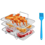 Air Fryer Rack Toast Rack Parts Accessories for Ninja Dual Air Fryer B5X4