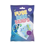 La Manuli Plaques de perles à repasser avec modèles assortis – Poisson + perles gratuites | Plaques transparentes Midi | Accessoires | Un bon cadeau pour les enfants à partir de 5 ans (poisson)