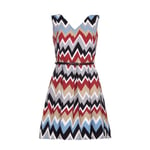 Yumi Dam / Zigzag Belted Skater Dress