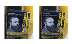 2X Fuzzworthy Mens Beard Moustache Shampoo Wash Care Conditioner 100% Natural