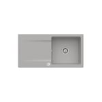 Villeroy&boch - Evier villeroy et boch Siluet 60 Fossile CeramicPlus - Gris fossile CeramicPlus