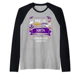 No Soy Una Bruja Soy Una Nieta Regalo Para Mi Nieta Raglan Baseball Tee