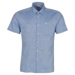 Barbour Barbour Nelson S/s Summer Shirt - Blue - Herr - XL- Naturkompaniet