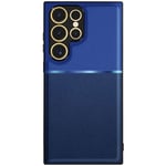 Coque pour Samsung Galaxy S24 Ultra Rigide Contour souple Antichoc Avizar Bleu