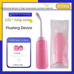 Bouteille de Pulvérisation d'Eau,Lavage Anal,Bidet Portable,Lavement,Buse de Douche,Accessoires de Voyage,pour Femme,Livres pour Bébé - Type 500ml pink long